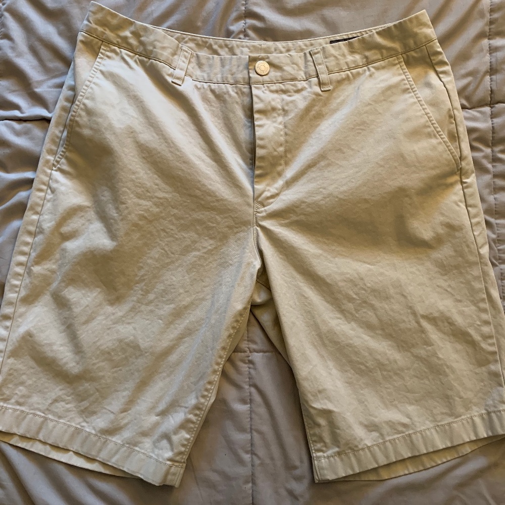 Bonobos Khaki Shorts | 35x11 | flat front